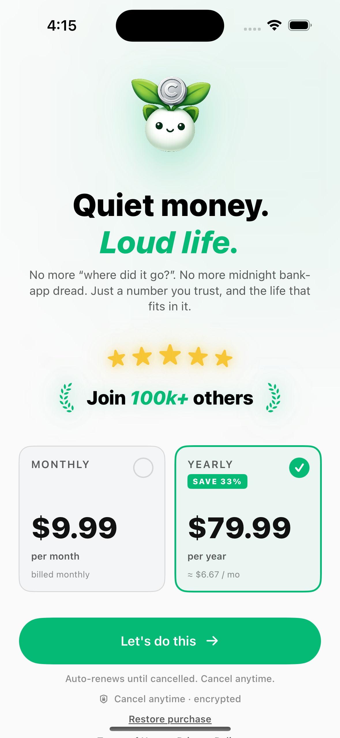 Log any spend in two seconds by tapping the back of your phone